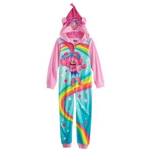 🍒NWT🍒 DREAMWORKS' TROLLS POPPY FOOTLESS PJ